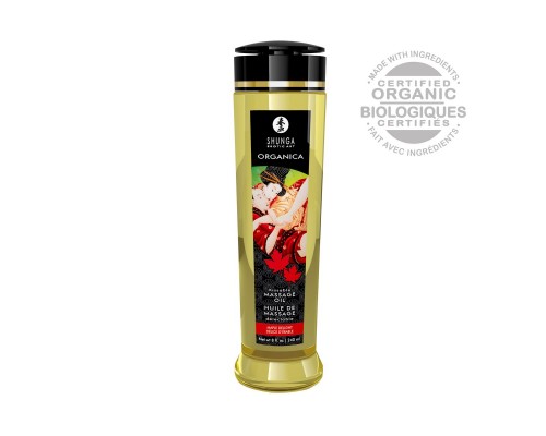 Органическое массажное масло Shunga ORGANICA - Maple Delight (240 мл) с витамином Е