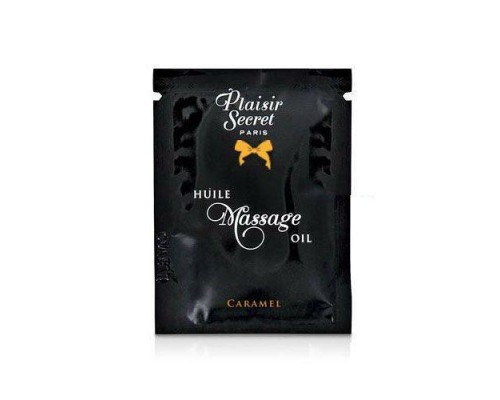 Пробник массажного масла Plaisirs Secrets Caramel (3 мл)