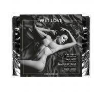 Простыня из винила Fetish Tentation Wet Love Black 220x200 см