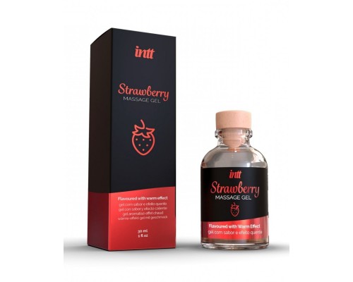 Массажный гель для интимных зон Intt Strawberry (30 мл)
