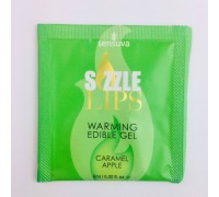 Пробник массажного геля Sensuva - Sizzle Lips Caramel Apple (6 мл)