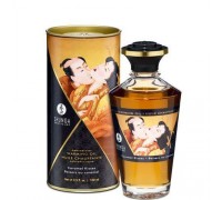 Разогревающее масло Shunga Aphrodisiac Warming Oil - Caramel Kisses (100 мл) без сахара, вкусный