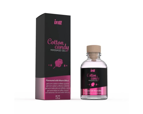 Массажный гель для интимных зон Intt Cotton Candy (30 мл) разогревающий