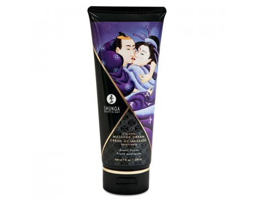 Съедобный массажный крем Shunga Kissable Massage Cream - Exotic Fruits (200 мл)