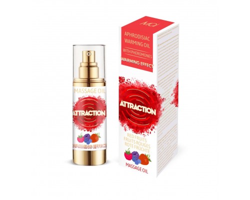 Разогревающее массажное масло с феромонами MAI PHEROMON MASSAGE OIL - RED FRUITS (75 мл)