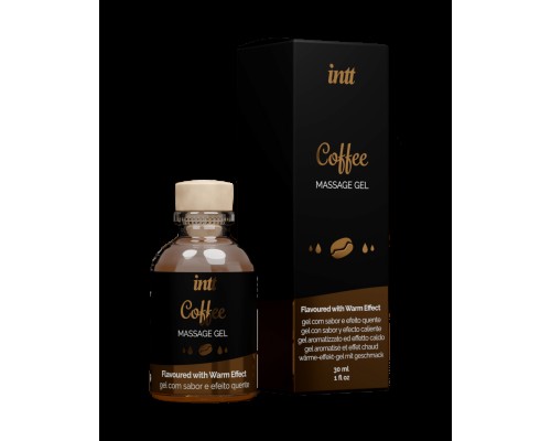 Массажный гель для интимных зон Intt Coffee (30 мл) разогревающий