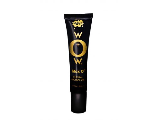 Возбуждающий гель для клитора Wet Wow Max O Clitoral Arousal Gel, легкое покалывание (15 мл)