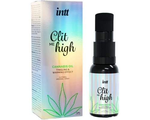 Возбуждающий гель для клитора Intt Clit Me On High Cannabis Oil 15 мл, сильная стимуляция