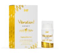 Жидкий вибратор Intt Vibration Honey (15 мл), густой гель, очень вкусный, действует до 30 мин