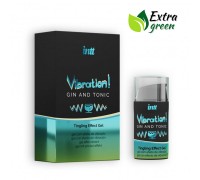 Жидкий вибратор Intt Vibration Gin Tonic (15 мл) EXTRA GREEN