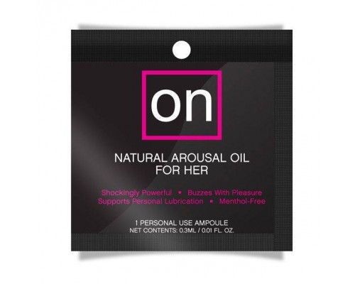 Пробник возбуждающего масла Sensuva - ON Arousal Oil for Her Original (0,3 мл)