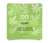 Пробник возбуждающего масла Sensuva - ON for Her Hemp Infused Arousal Oil (4 мл)