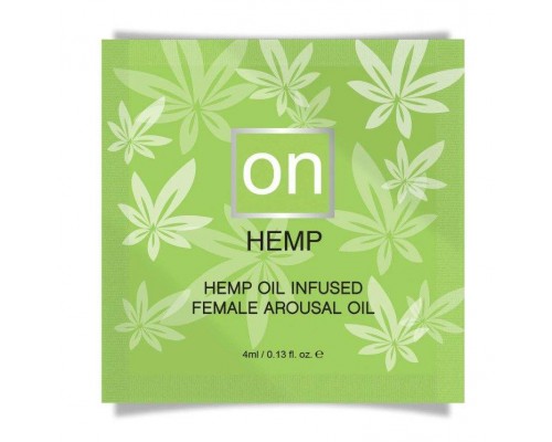 Пробник возбуждающего масла Sensuva - ON for Her Hemp Infused Arousal Oil (4 мл)