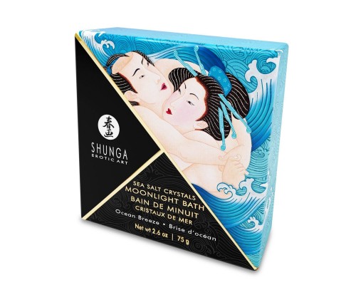 Соль для ванны Shunga Moonlight Bath - Ocean Breeze (75 гр), соль Мертвого моря, аромамасла