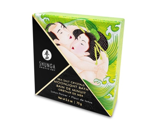 Соль для ванны Shunga Moonlight Bath - Lotus Flower (75 гр), соль Мертвого моря, аромамасла