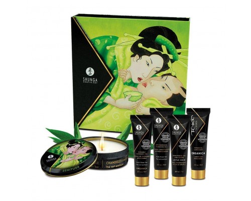 Подарочный набор Shunga GEISHAS SECRETS ORGANICA - Exotic Green Tea: для шикарной ночи вдвоем