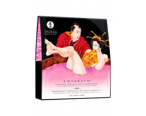 Гель для ванны Shunga LOVEBATH - Dragon Fruit 650гр, делает воду ароматным желе со SPA еффектом