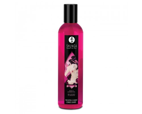 Гель для душа Shunga Shower Gel - Frosted Cherry (250 мл) с растительными маслами и витамином Е