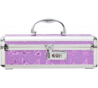 Кейс для хранения секс-игрушек Powerbullet - Lockable Vibrator Case Purple с кодовым замком