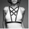 Портупея Bijoux Indiscrets MAZE - Cross Cleavage Harness Black