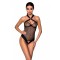 Сетчатый боди с халтером Amanda Body black L/XL - Passion