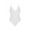 Боди Passion Ursula Body white L/XL, с ажурным декором и открытым шагом