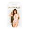 Боди с глубоким декольте и высокими трусиками Penthouse - Toxic Powder White S/M