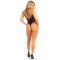 Боди Leg Avenue Thong teddy with strappy back Black One Size