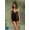 Пеньюар Passion KERRIA CHEMISE black S/M - ECO Passion