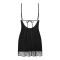 Пеньюар и трусики Obsessive Lobellis chemise & thong M/L