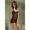 Пеньюар Passion DROSERA CHEMISE black L/XL - ECO Passion