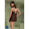 Пеньюар Passion DROSERA CHEMISE black S/M - ECO Passion