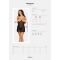 Obsessive Pearlove chemise & thong black S/M