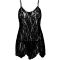 Пеньюар Leg Avenue Rose Lace Flair Chemise Black One Size