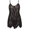 Пеньюар Leg Avenue Rose Lace Flair Chemise Black Plus Size