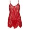 Пеньюар Leg Avenue Rose Lace Flair Chemise Red Plus Size