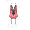 PEONIA CORSET red L/XL Passion