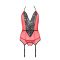 PEONIA CORSET red S/M Passion