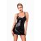 Платье Noir Handmade F320 Starlet wetlook minidress with ring belt - XL