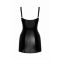 Платье Noir Handmade F320 Starlet wetlook minidress with ring belt - XL