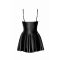 Платье Noir Handmade F308 Dreamer wetlook corset mini dress with front zipper - S