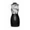 Платье Noir Handmade F241 Short dress with powerwetlook skirt and tulle top - S