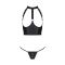 GENEVIA SET WITH OPEN BRA black S/M - Passion