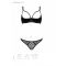 Комплект MARINA SET WITH OPEN BRA black XXL/XXXL - Passion