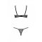 Комплект MARINA SET WITH OPEN BRA black XXL/XXXL - Passion