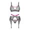 Комплект Obsessive Novenes 3-pcs set M/L