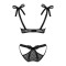 Obsessive Obsessivia 2-pcs set black S/M