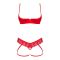 Комплект Obsessive Ingridia 2-pcs crotchless set XS/S