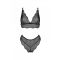 Комплект Passion AMBERLY SET black L/XL