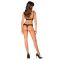 Комплект Obsessive Roxelia 2-pcs crotchless set M/L